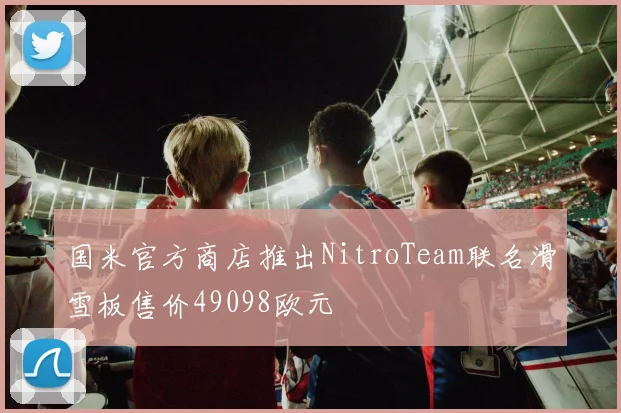 国米官方商店推出NitroTeam联名滑雪板售价49098欧元